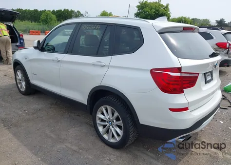 2015 BMW X3 Sdrive28I из США, поврежденный, VIN 5UXWZ7C53F0M83118